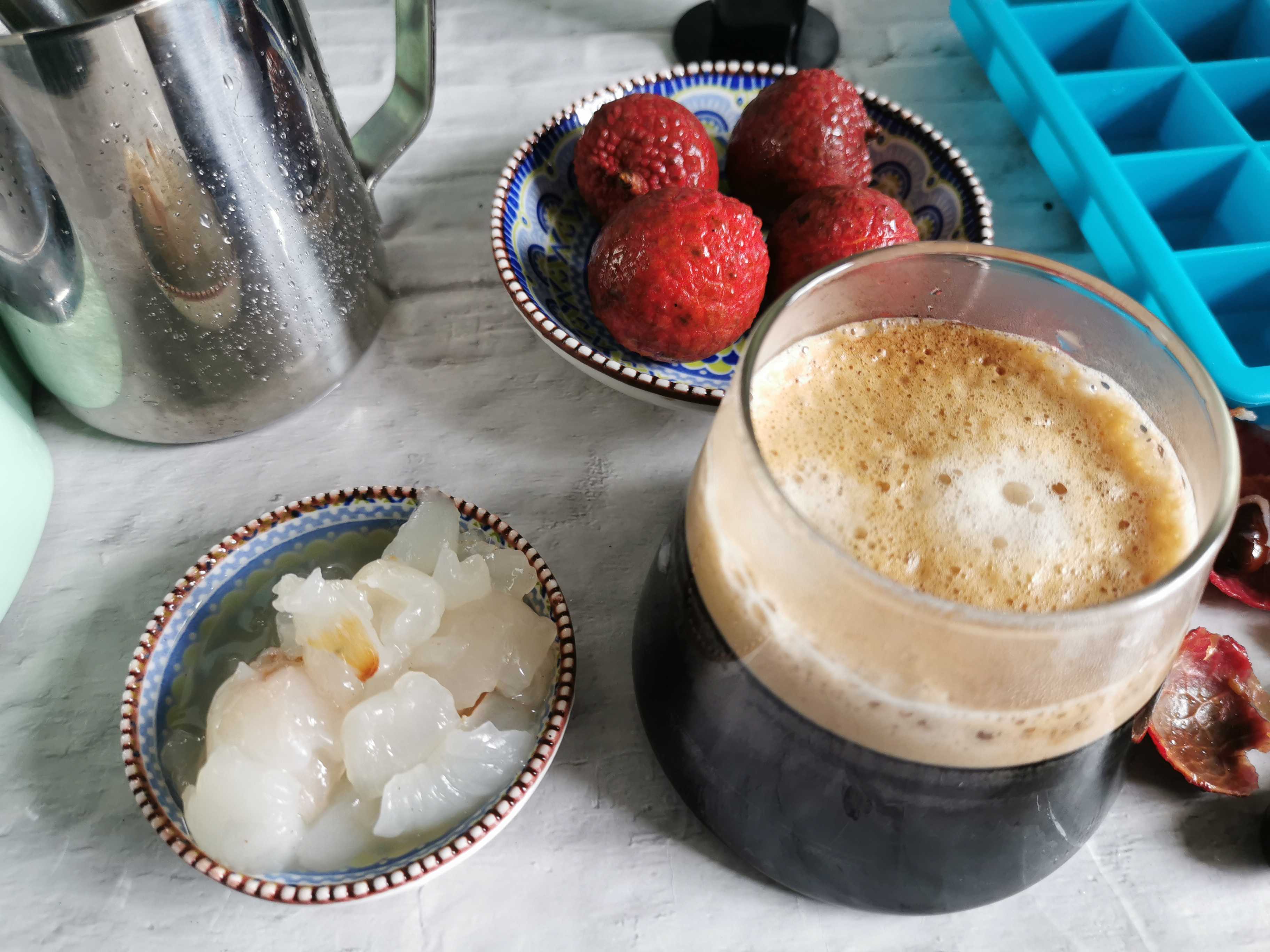 Lychee Iced Coffee recipe