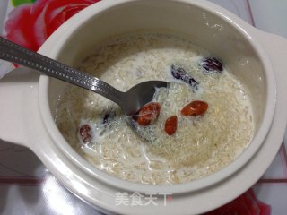 Ejiao Fresh Milk Stewed Bird's Nest recipe