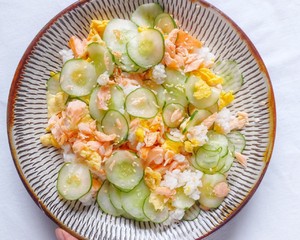 [yesterday’s Food] Salmon, Egg, Cucumber Chirashi (summer Light Food) recipe