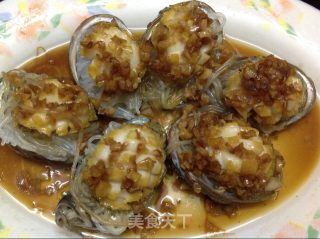 Abalone with Garlic Vermicelli recipe