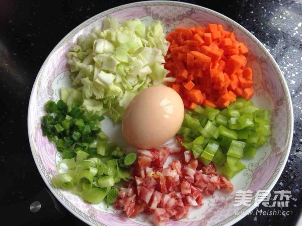 Rainbow Fried Rice recipe