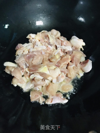 Braised Pork Belly Mushroom with Chicken Thigh recipe