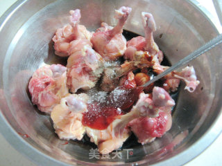 Air Fryer Roasted Barbecued Barbecued Chicken Wing Roots recipe