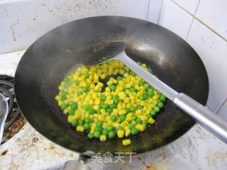 Stir-fried Shrimp with Green Beans and Corn recipe