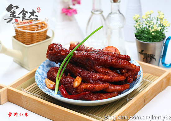 Tiger Skin and Chicken Claws recipe