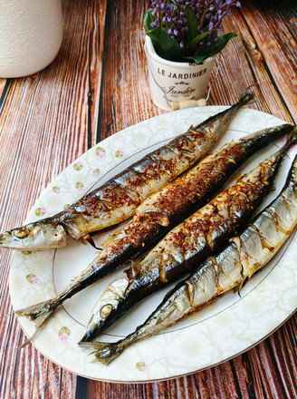 Grilled Saury