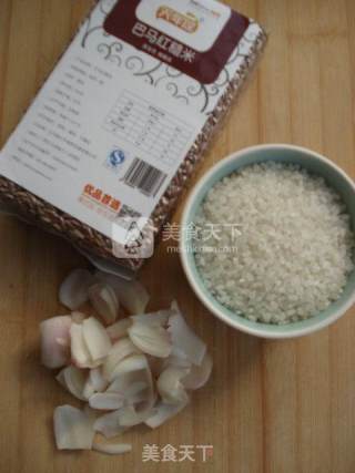 Red Brown Rice Lily Porridge recipe