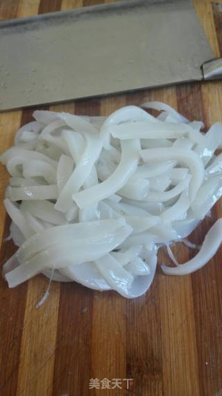 Shredded Squid with Wasabi recipe