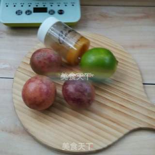 Passion Fruit Lime Honey Drink recipe