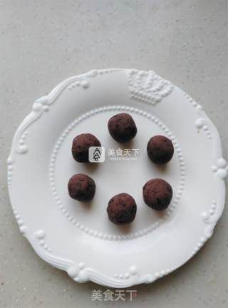 Bean Paste Purple Sweet Potato Glutinous Rice Cake recipe