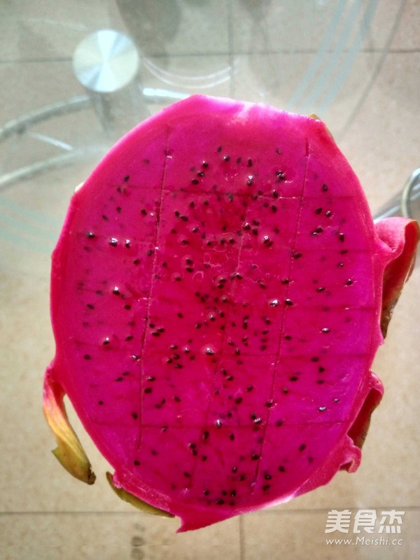 Milk Rice Pitaya Porridge recipe