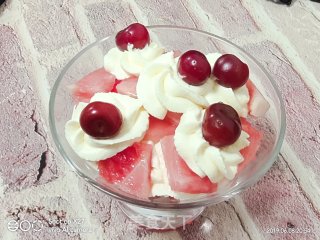 Watermelon with Cream recipe
