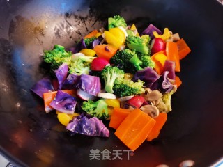 Colorful Garden Vegetables with Hemp Oil recipe