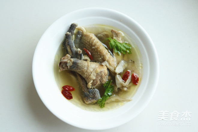 Fresh Mushroom Chicken Soup recipe