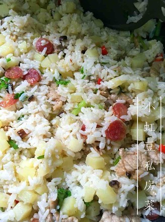 Potato Fried Rice recipe