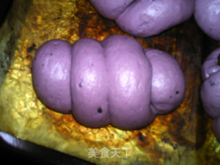 【united States】purple Sweet Potato Sausage Buns recipe