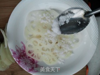 Sugar Pickled Lotus Root Slices recipe