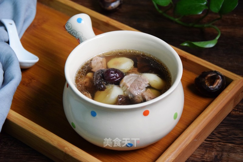 Horseshoe Mushroom Lamb Soup recipe