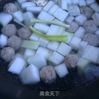 Winter Melon Meatball Soup recipe