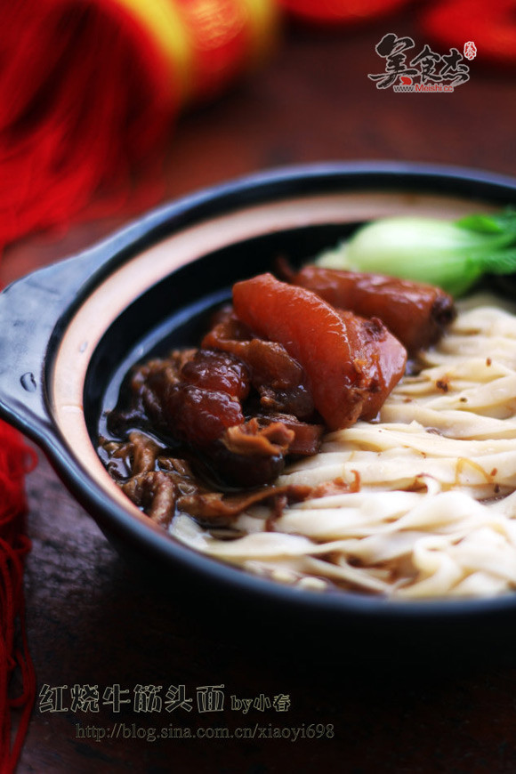 Braised Beef Tendon Noodle recipe