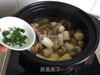 Hen and Yam Mushroom Soup recipe