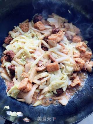 Cooked Meat Stewed Cabbage recipe