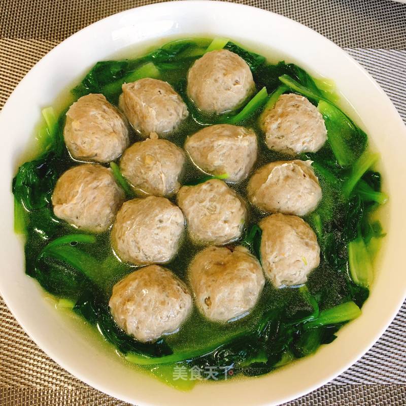 Stir-fried Beef Balls with Vegetables recipe
