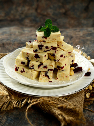 Cranberry Peanut Nougat recipe