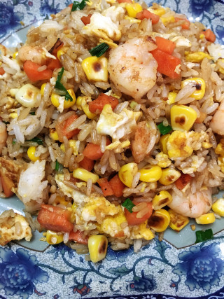 Fried Rice with Egg and Shrimp recipe