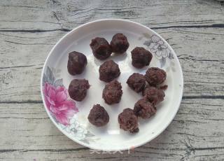 Purple Potato Bean Paste Ball recipe
