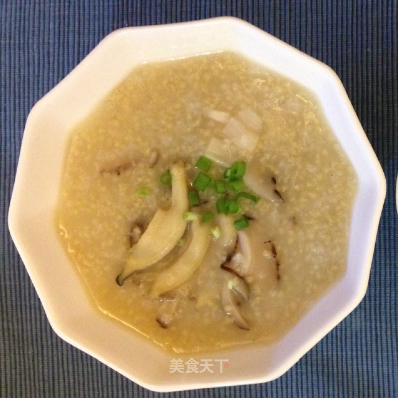 Mushroom and Abalone Millet Congee recipe