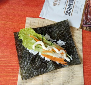 Hand-held Eel Sushi Roll recipe