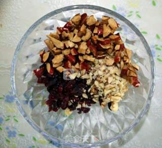 Cranberry Red Date Walnut Cookies recipe