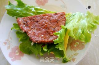 Fried Steak Burger recipe