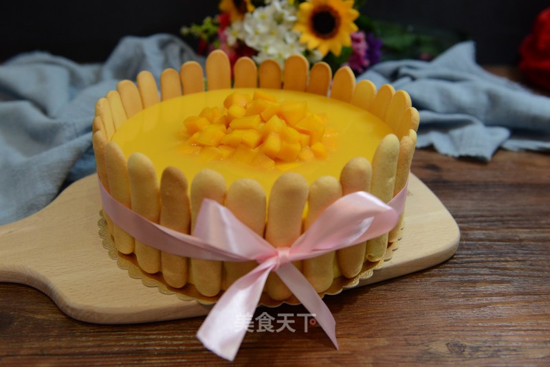 Eight Inch Mango Mousse Cake recipe