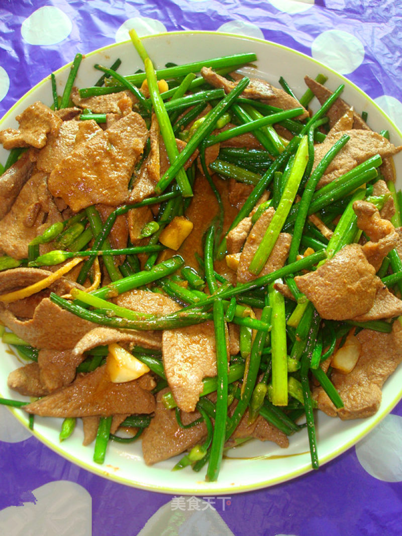 Stir-fried Pork Liver and Chives recipe