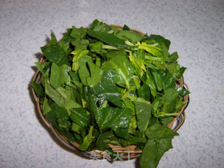 Spicy Garlic Spinach Dumpling recipe