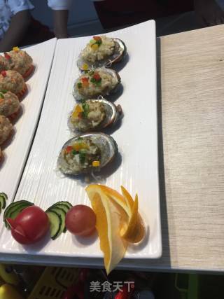 Steamed Abalone with Garlic Vermicelli recipe