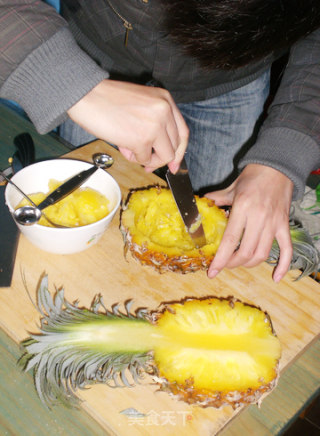 Bowl of Gold and Silver-sweet and Sour Chicken Curry with Pineapple recipe