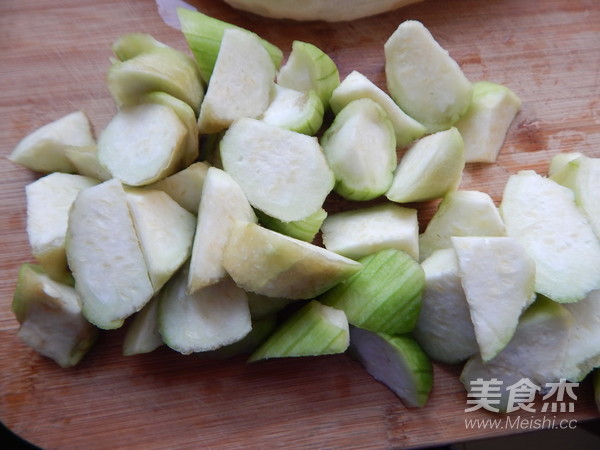 Loofah Burnt Tofu recipe