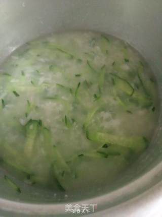 Pearl Stewed Jade ~ Rice Porridge and Cucumber Porridge recipe