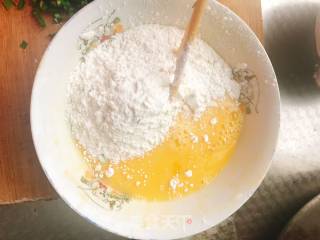 Leek Egg Pancake recipe