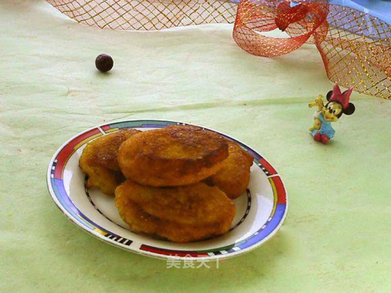 Fried Yellow Corn Cake recipe