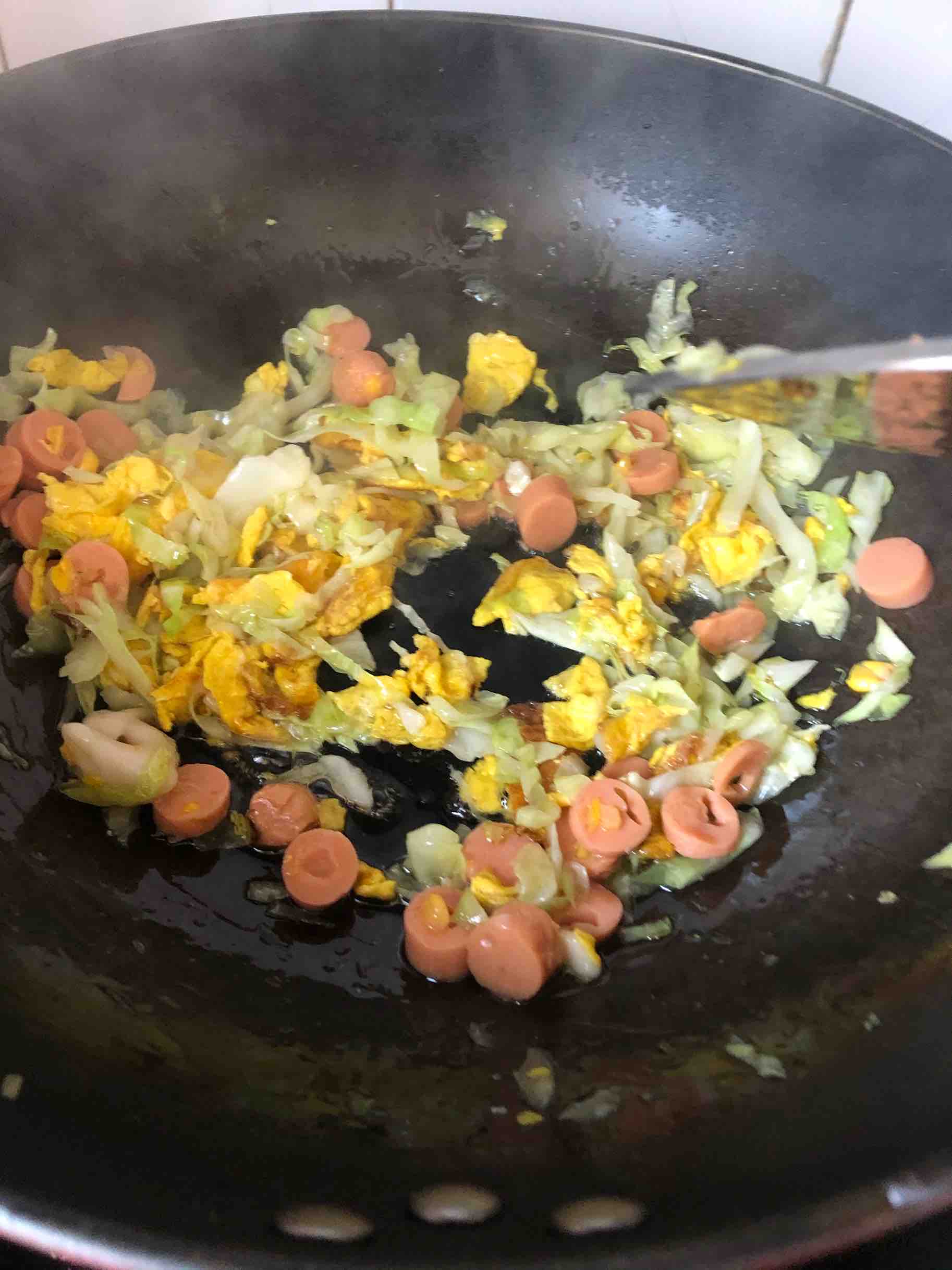 Sausage and Egg Fried Rice recipe