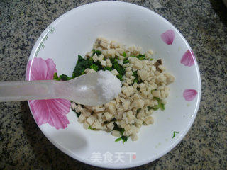 Pleurotus Eryngii with Spinach recipe