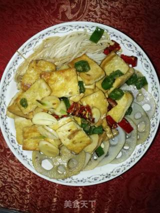 Vegetarian Fried Three Whites recipe