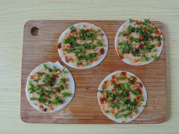 Dumpling Skin Scallion Pancakes recipe