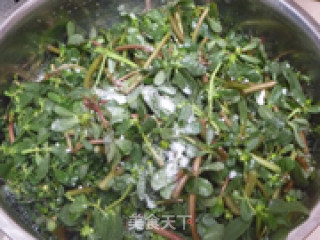 Portulaca Dumpling (bun) recipe
