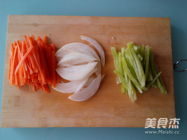 Fried Noodles with Sea Cucumber recipe