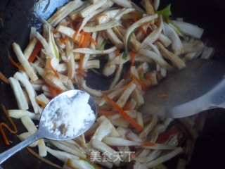 Three Shredded Eryngii Mushrooms recipe